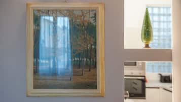 Leilighet (1 Bedroom) | Eget kjøkken | Mikrobølgeovn, ovn, kokeplater og oppvaskmaskin