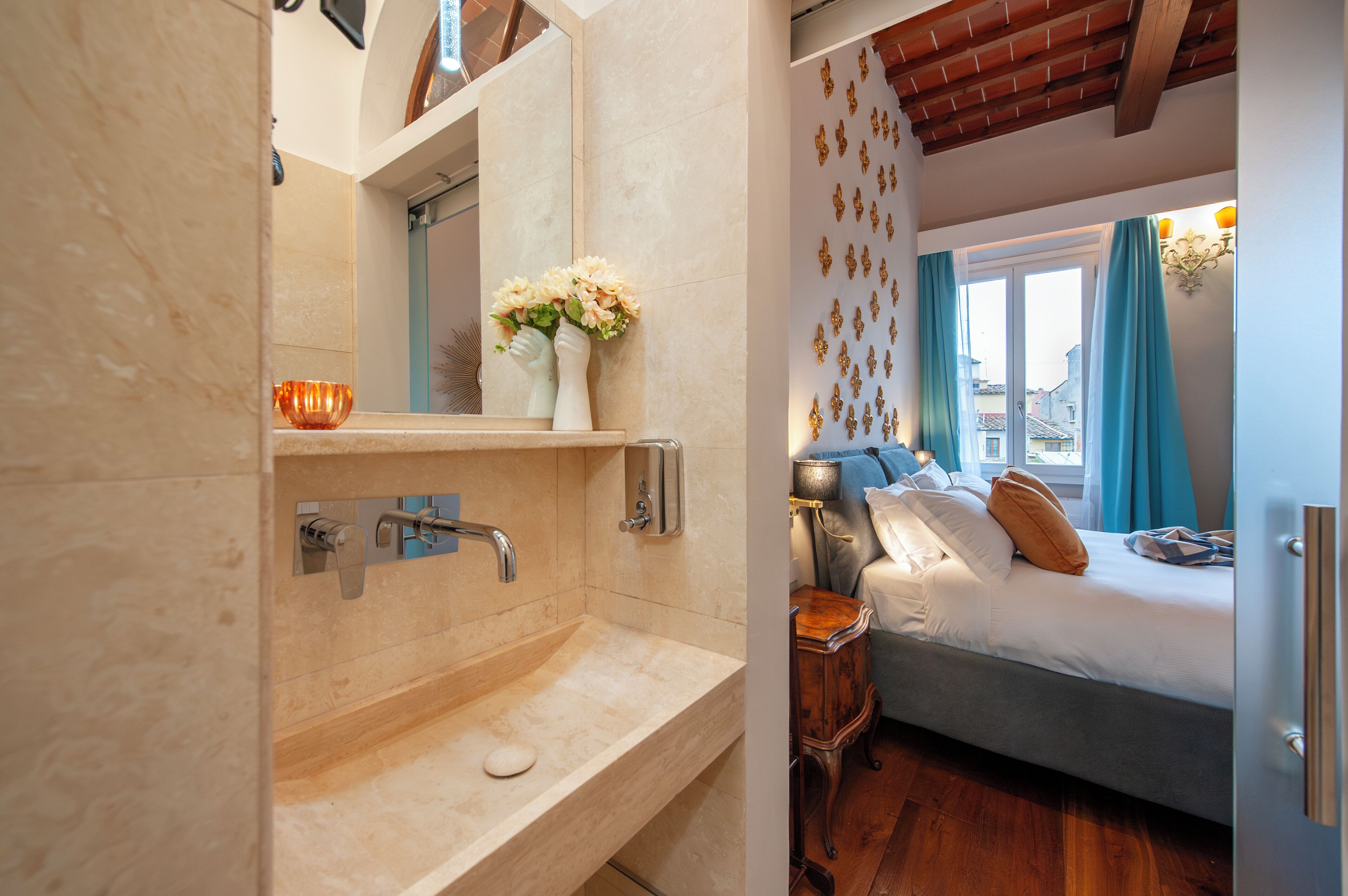 Apartment (1 Bedroom) | Bathroom | Shower, bidet, towels