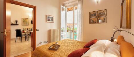 Huoneisto (1 Bedroom) | 1 makuuhuone, silitysrauta/-lauta, vuodevaatteet