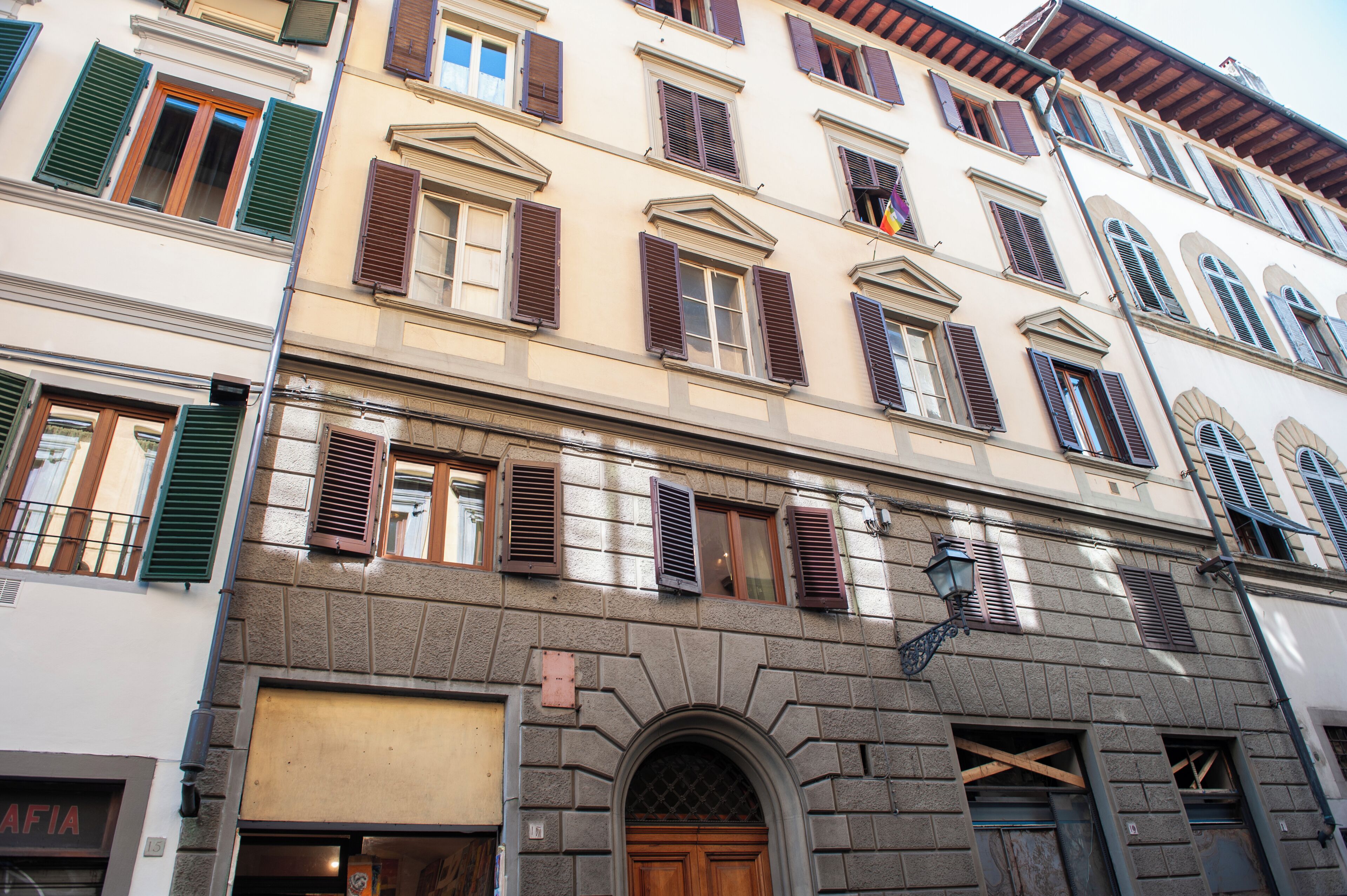 Façade de l’hébergement