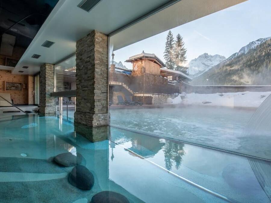 Indoor pool, seasonal outdoor pool
