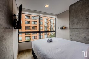 8 bedrooms, iron/ironing board, WiFi, bed sheets - NOK Luxury 1BR Apartment at Usaquen North Bogota (Bogotá)