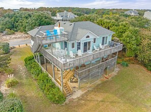 Exterior - Stella Marina: Private Pool | Hot Tub | Screened in Porch (Corolla)