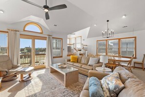 Smart TV, fireplace - Sea of Grace: Hot Tub | Game Room | Community Pool (Corolla)
