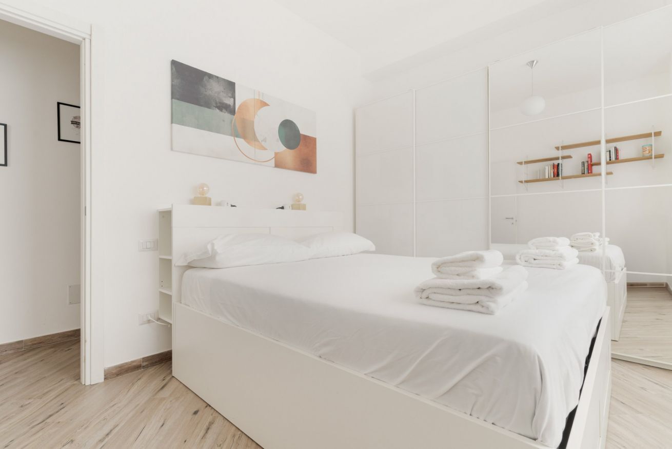2 camere, ferro/asse da stiro