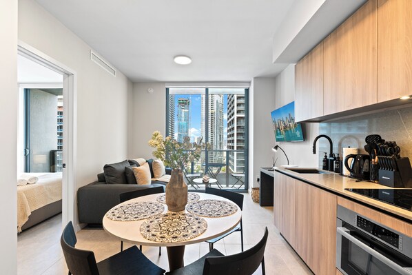 Apartment, 2 Bedrooms, City View | Living area - Downtown Condo First (Miami)