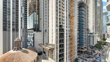 Estudio clásico, vista a la ciudad | Vista del balcón