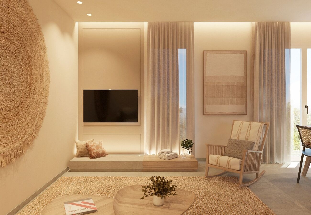 Suite, Garden Area | In-room safe, desk, laptop workspace, iron/ironing board