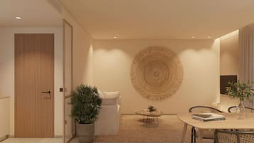 In-room safe, desk, laptop workspace, iron/ironing board