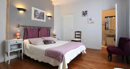 Chambre dâhĂŽtes « Chambre Framboise » avec vue montagne, terrasse partagĂ©e et Wi-Fi