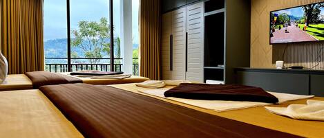 Deluxe Quadruple Room, Mountain View | Free WiFi