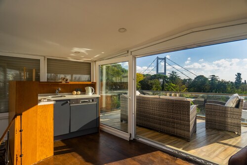 Panoramic Bosphorus View Terrace Flat