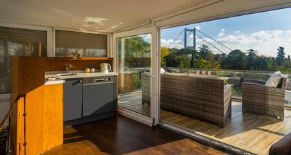 Panoramic Bosphorus View Terrace Flat