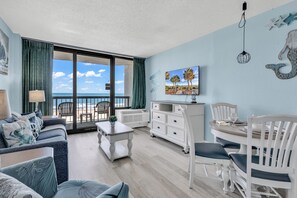 Comfort Condo, 1 Bedroom, Balcony, Ocean View | In-room dining - Compass Cove Condos (Myrtle Beach)