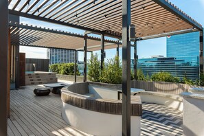 Terrace/patio - Designer CBD Retreat | Rooftop Pool + Deck (Cape Town)