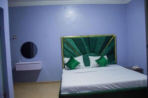 Family Room, Balcony, City View | Desk, laptop workspace, blackout drapes, soundproofing - Nexus Xpress Hotel (Abuja)