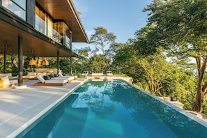 Outdoor pool - Tenowi Villa - Exclusive Oceanview Jungle Estate (Playa Carmen)