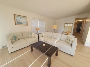 TV, DVD player, foosball