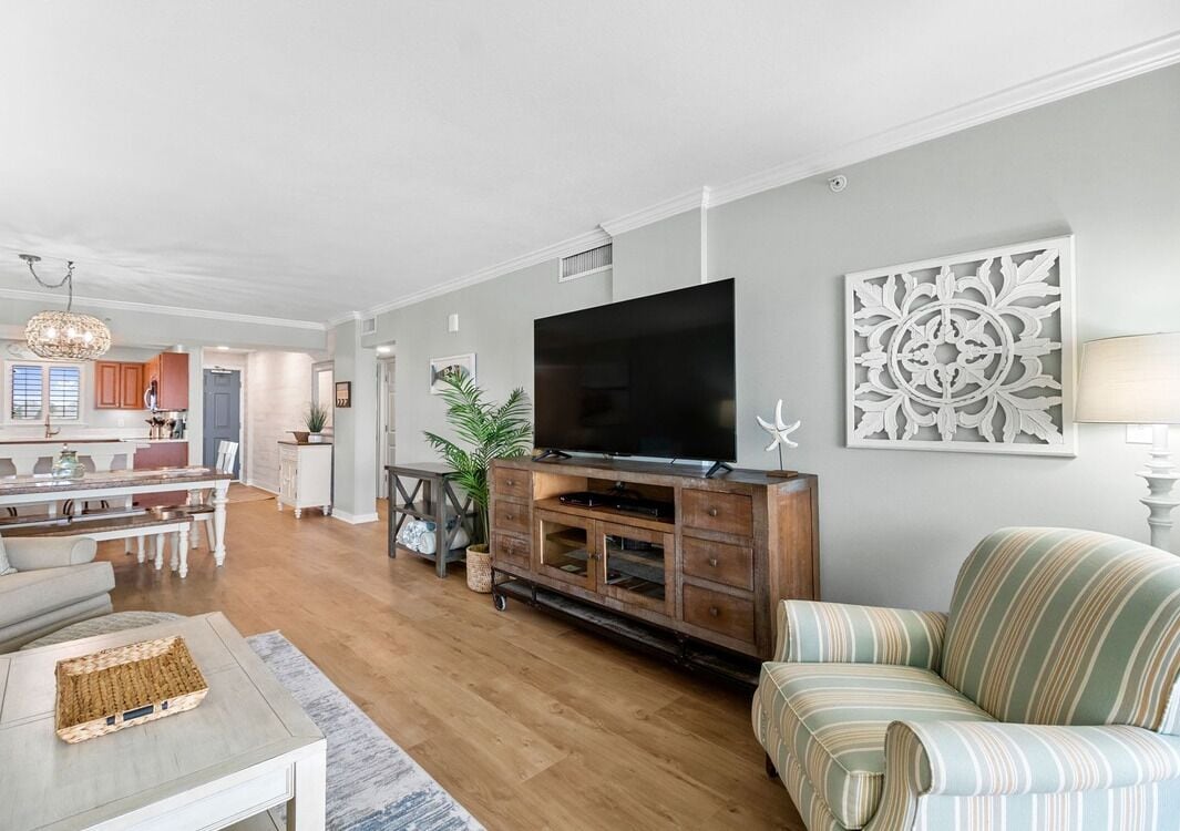 Appart'hôtel, plusieurs lits (Sandy Key 425) | Coin séjour