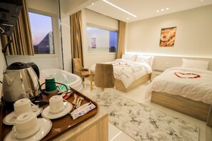 Iron/ironing board, WiFi, bed sheets - First site of pyramids view hotel (Giza Governorate)