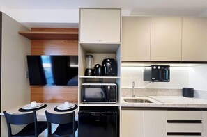 Design Apartment | Private kitchen - Garden Haus - Miramar Hospedagens (João Pessoa)