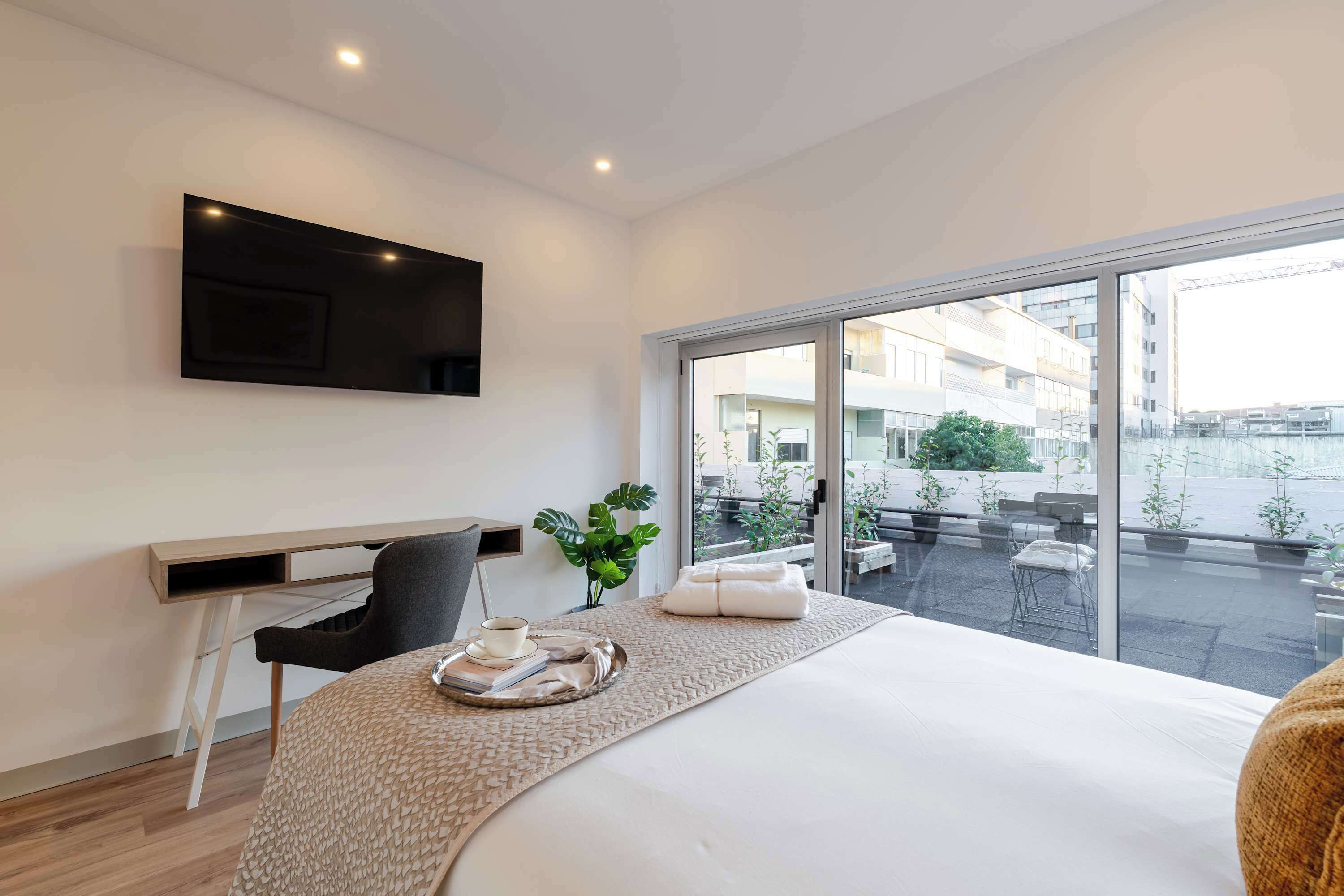 1 bedroom, travel crib, WiFi, bed sheets