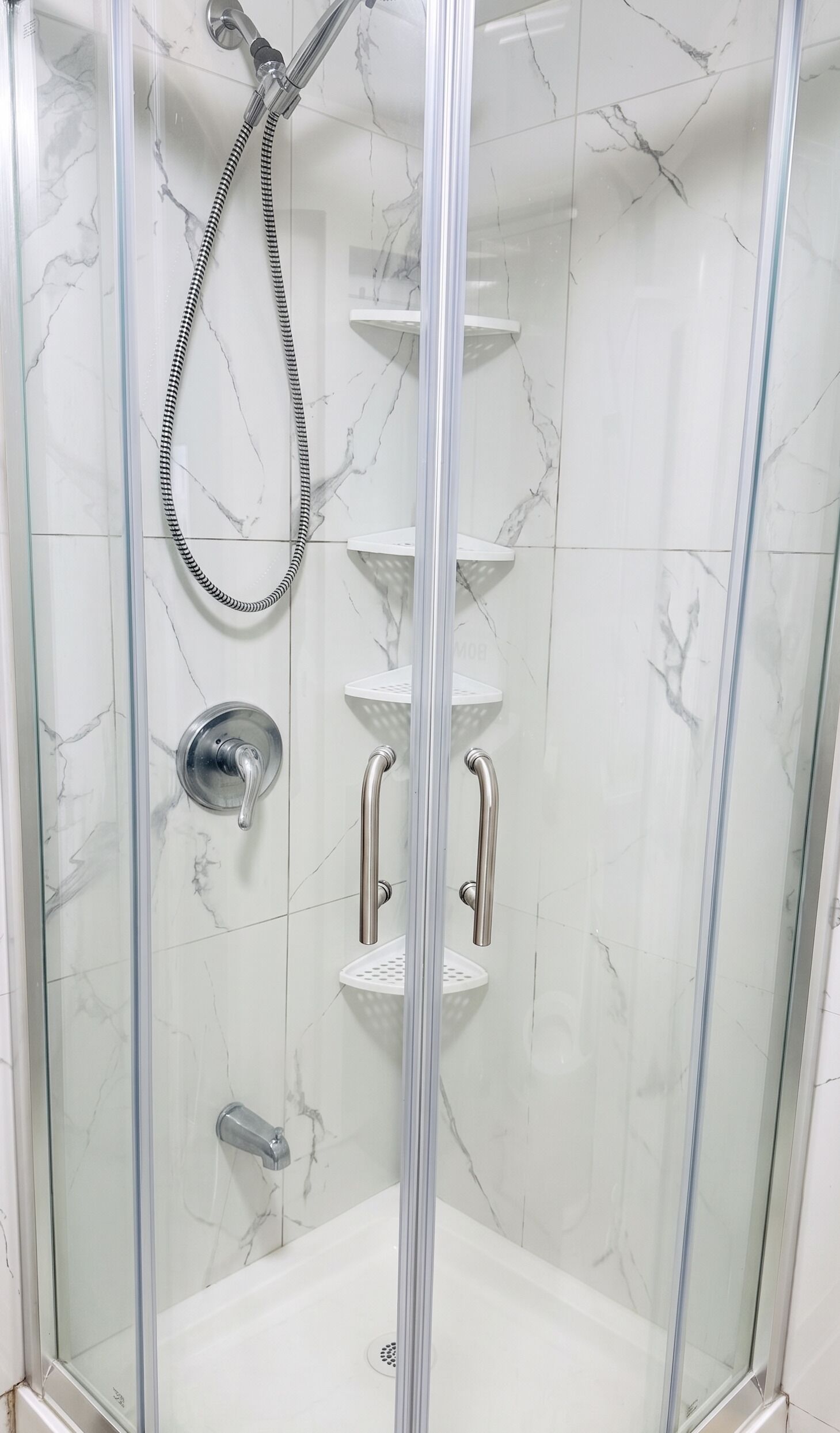 Towels, soap, toilet paper