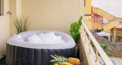 Trendy Bright Flat w/Balcony | Jacuzzi by HostWise