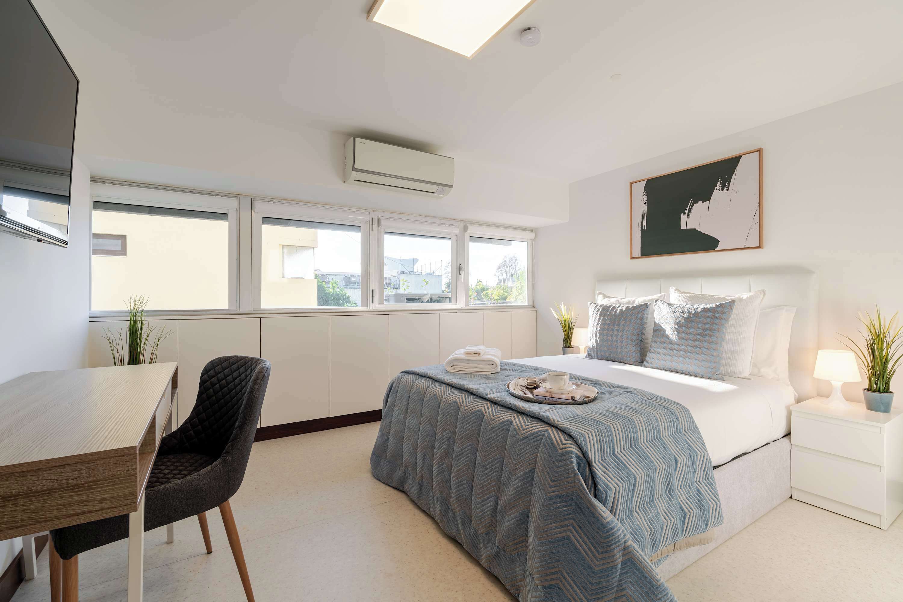 1 chambre, bureau, lit de bébé portatif, Wi-Fi