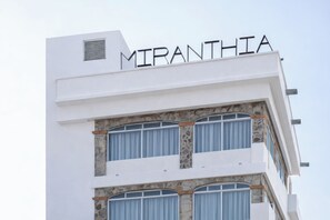 Majoituspaikan julkisivu