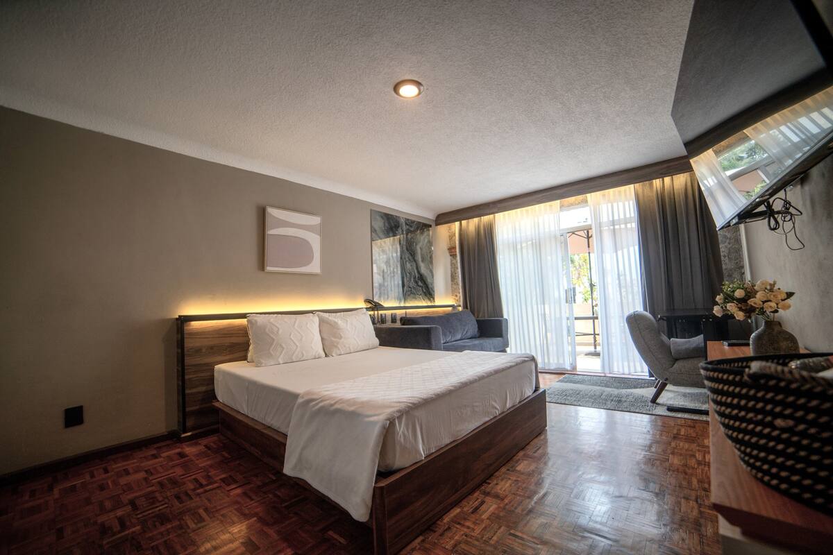 Deluxe Double Room | Premium bedding, down comforters, memory foam beds, desk