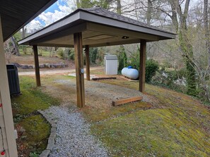 Property grounds - Coweeta Rapids: Your Elevated Creekside Escape (Otto)
