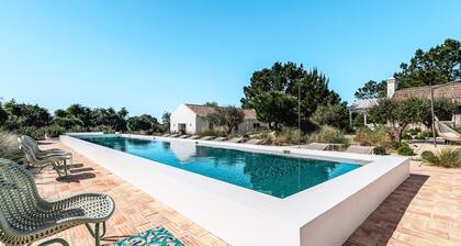 Ferienhaus mit mehreren separaten Häusern 'Comporta Bliss' mit 20 Meter Salzwasserpool