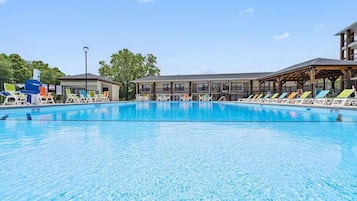 Indoor pool, seasonal outdoor pool