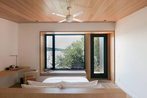 1 bedroom, desk, WiFi, bed sheets - Serenity by the Lake at Dimensions | Cabin Three | Meals Included (Algonquin Highlands)