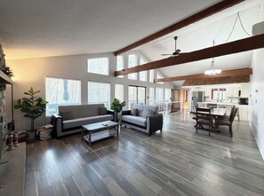 Living area - HUGE 2 living room house with Movie theater. Pocono Escape. (Tobyhanna)