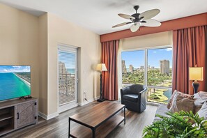 Condo, 1 King Bed with Sofa bed (Luau II 6930) | Living area - Luau II 6930 (Miramar Beach)