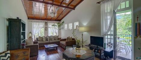 30-inch plasma TV with satellite channels