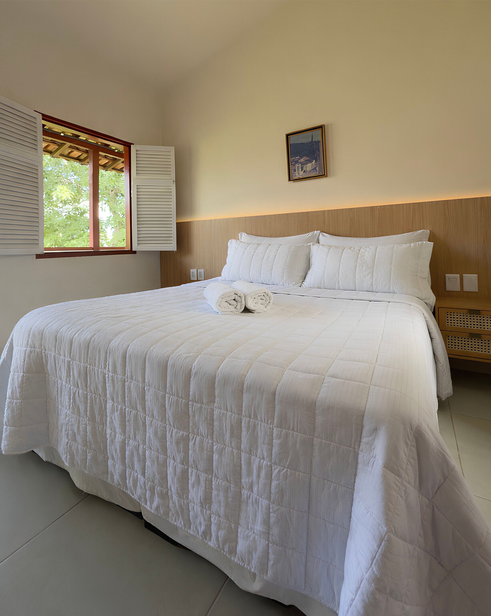 Chambre avec lits jumeaux, vue jardin | Wi-Fi gratuit