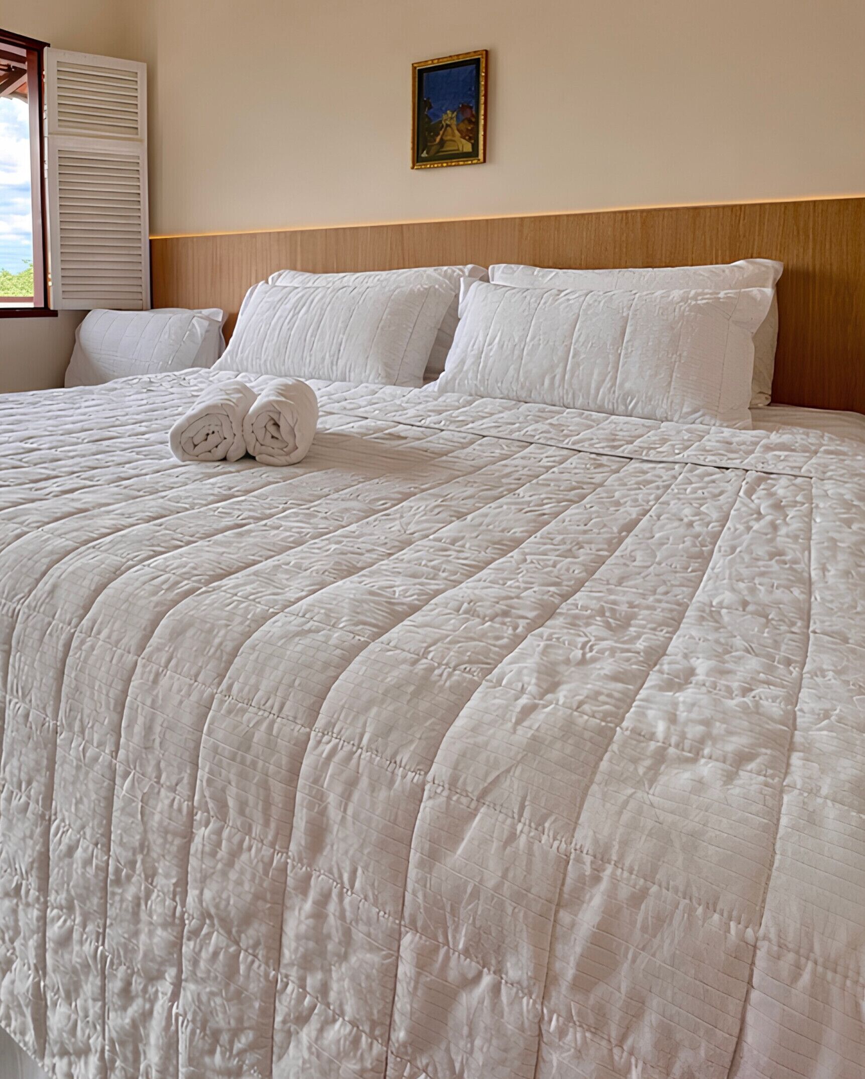 Chambre Triple, vue jardin | Wi-Fi gratuit