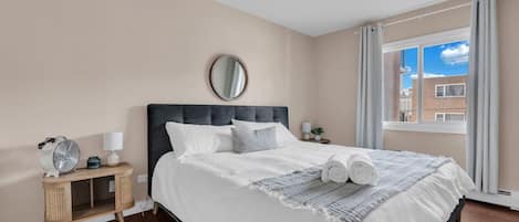 Desk, iron/ironing board, travel crib, WiFi