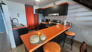 Private kitchen - Relaxing and restful 2-bedroom condo - A slice of paradise - (Cabo Rojo)