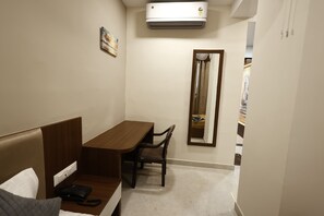 Standard Single Room, City View | Memory foam beds, desk, laptop workspace, blackout drapes - Hotel Raj Residency (Bhatapara)