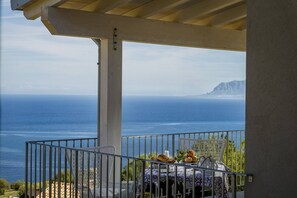 Apartment, 1 Bedroom, Smoking | Balcony - APT Marta in Villa Rosaria Vista Mare Zingaro (Castellammare del Golfo)