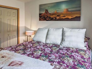 3 dormitorios, tabla de planchar con plancha, wifi y ropa de cama