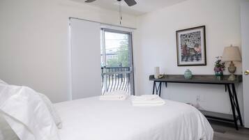 1 habitación, tabla de planchar con plancha, wifi y ropa de cama