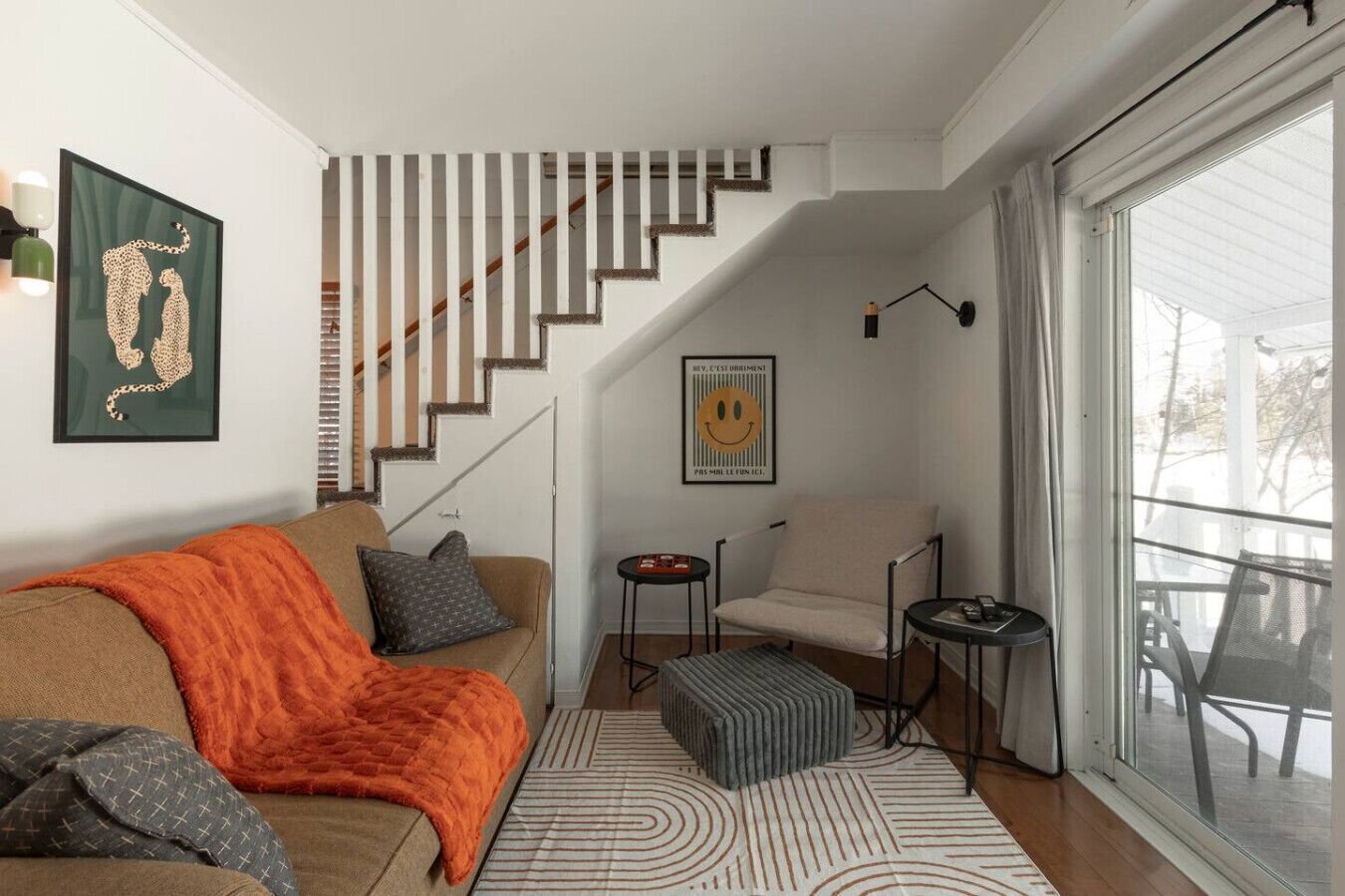 Télévision, cheminée, jeux vidéo, livres