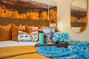 Schreibtisch, Bügeleisen/Bügelbrett, Reisekinderbett, kostenloses WLAN