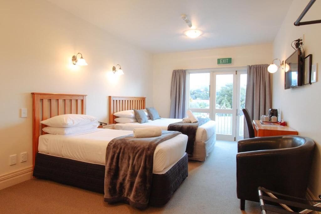 Family Double or Twin Room, Balcony, Courtyard View