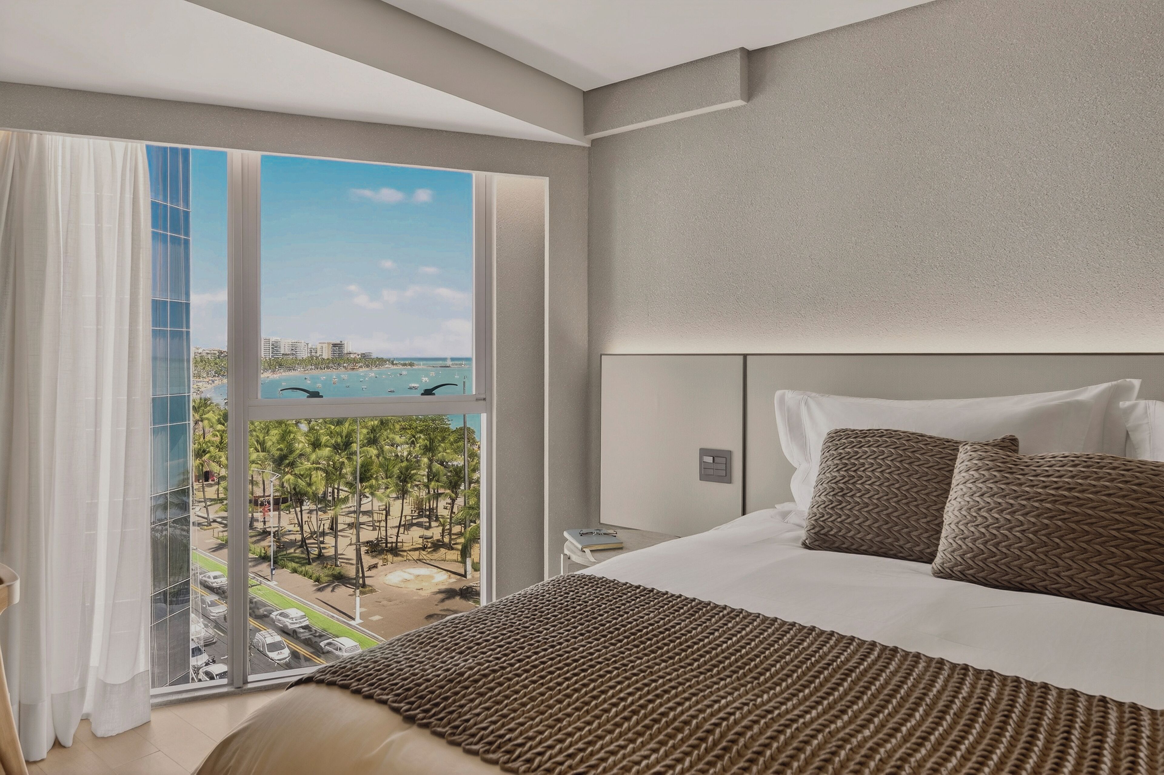 Premium Double Room, Partial Sea View | View from room